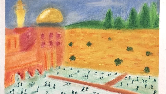 Size 9 x 11 in
Materials: Pastels